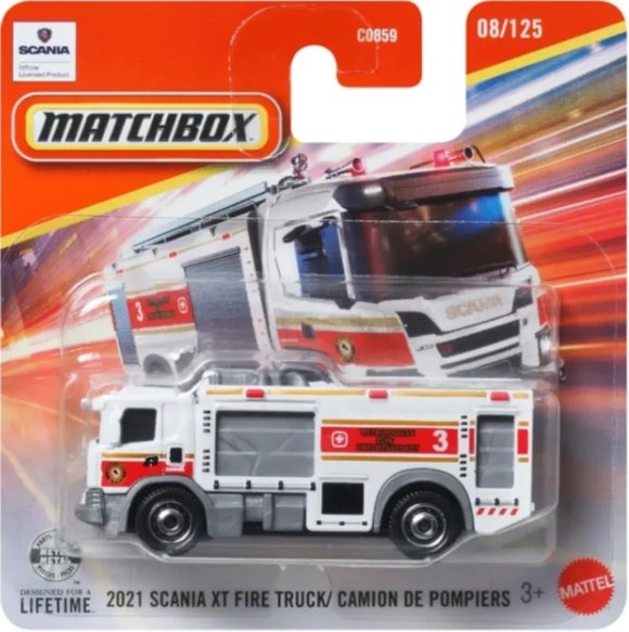 Hot Wheels 2021 Scania XT Firetruck