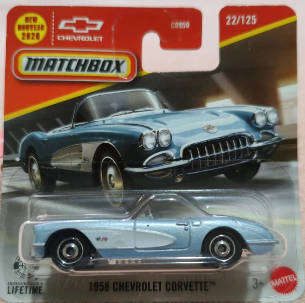2026 1958 Chevrolet Corvette Blue: Short Card: Image 2