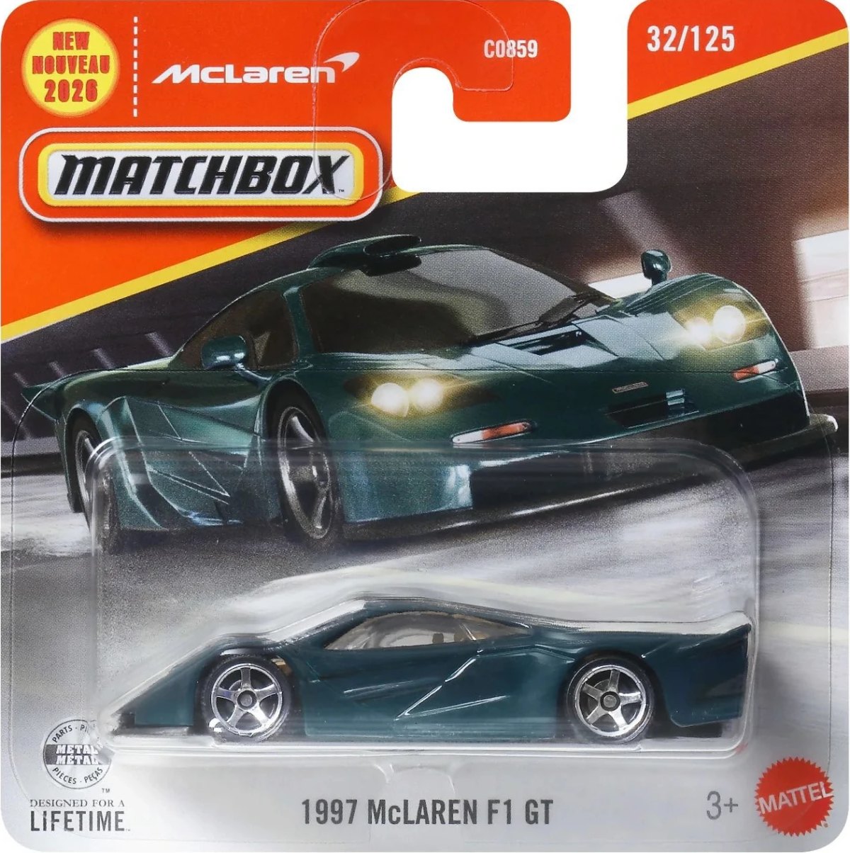 Hot Wheels 1997 McLaren F1 GT(New)