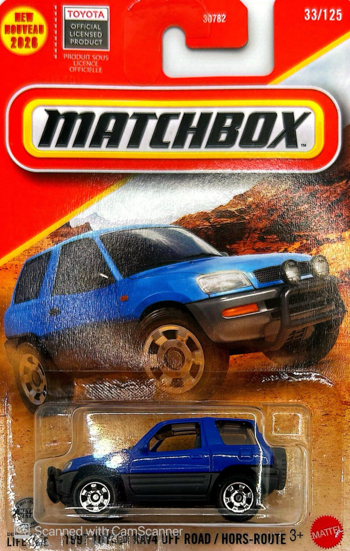 2026 1997 Toyota RAV4 Off Road Blue: Long Card: Image 3