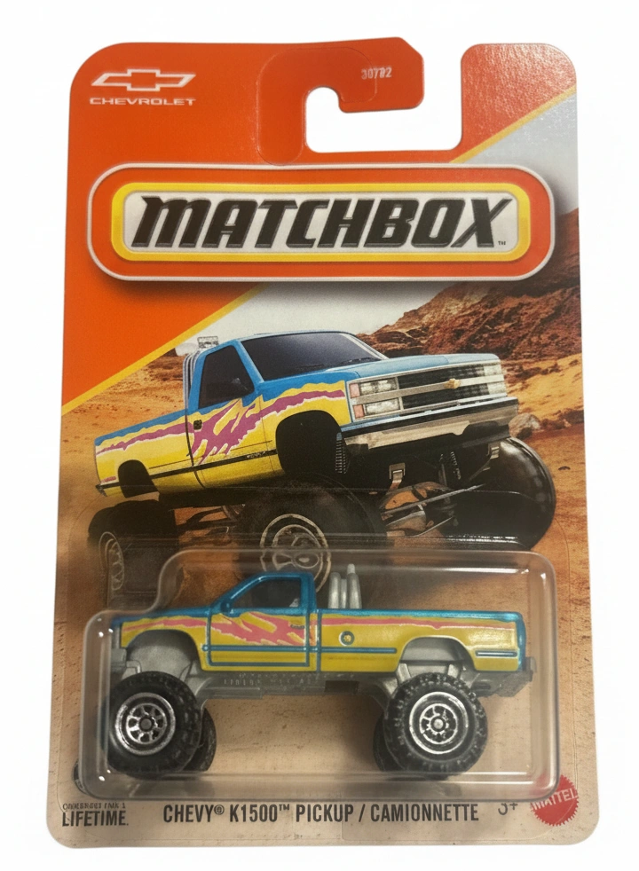 2026 Chevy K-1500 Pickup Blue: Long Card: Image 4
