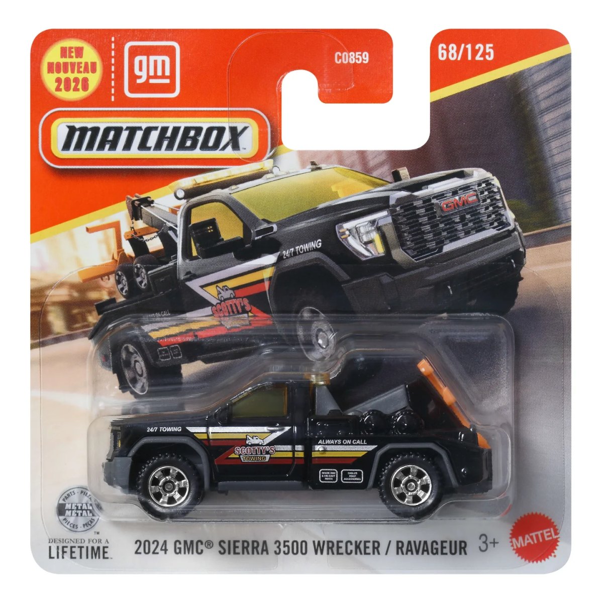 Hot Wheels 2024 GMC Sierra 3500 Wrecker