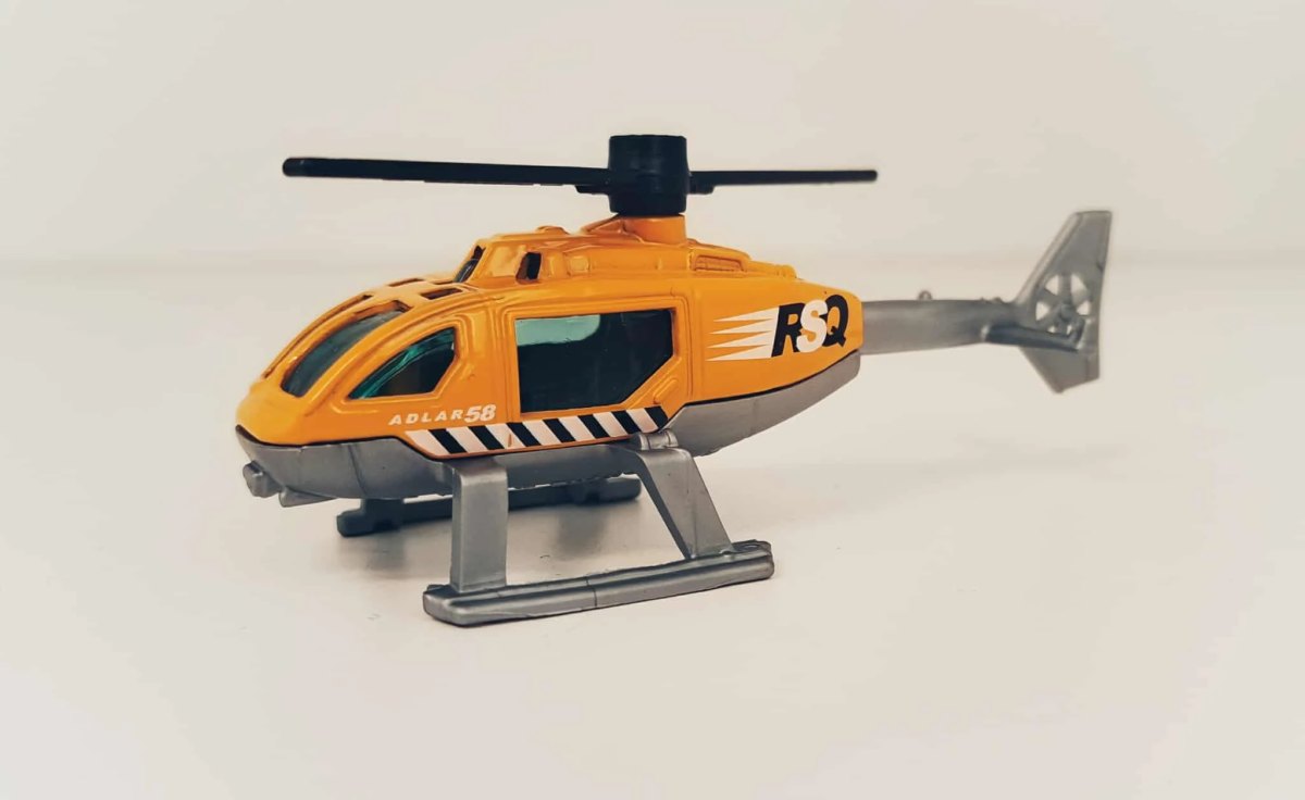 Hot Wheels MBX Rescue Helicopter