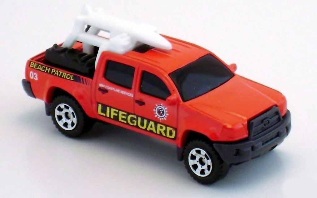 Hot Wheels 2011 Toyota Tacoma Lifeguard