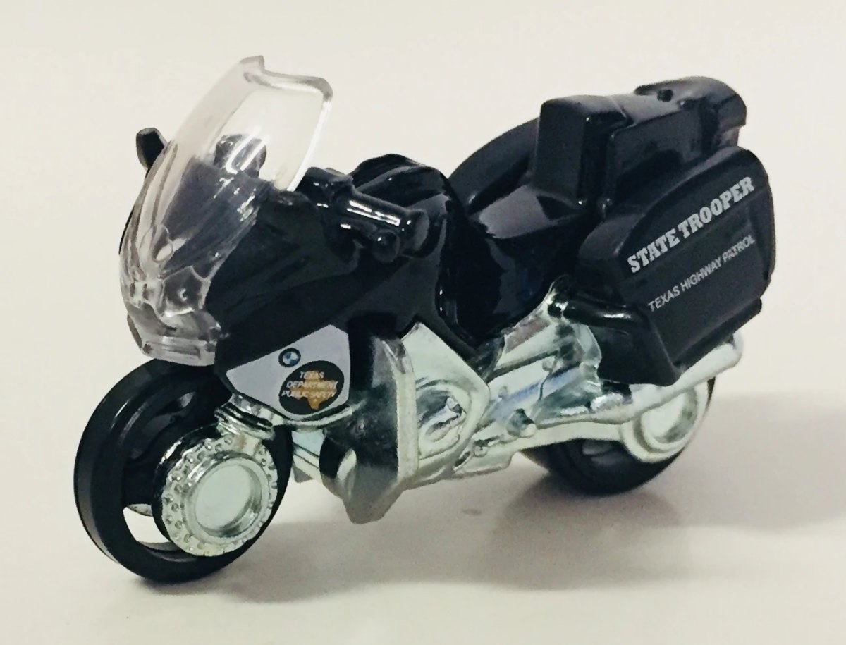 Hot Wheels BMW R1200 RT-8 Police Motorcycle