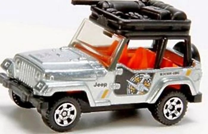 Hot Wheels Jeep Wrangler with Luggage