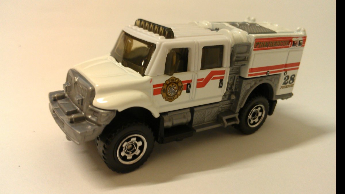 Hot Wheels International WorkStar BrushFire Truck