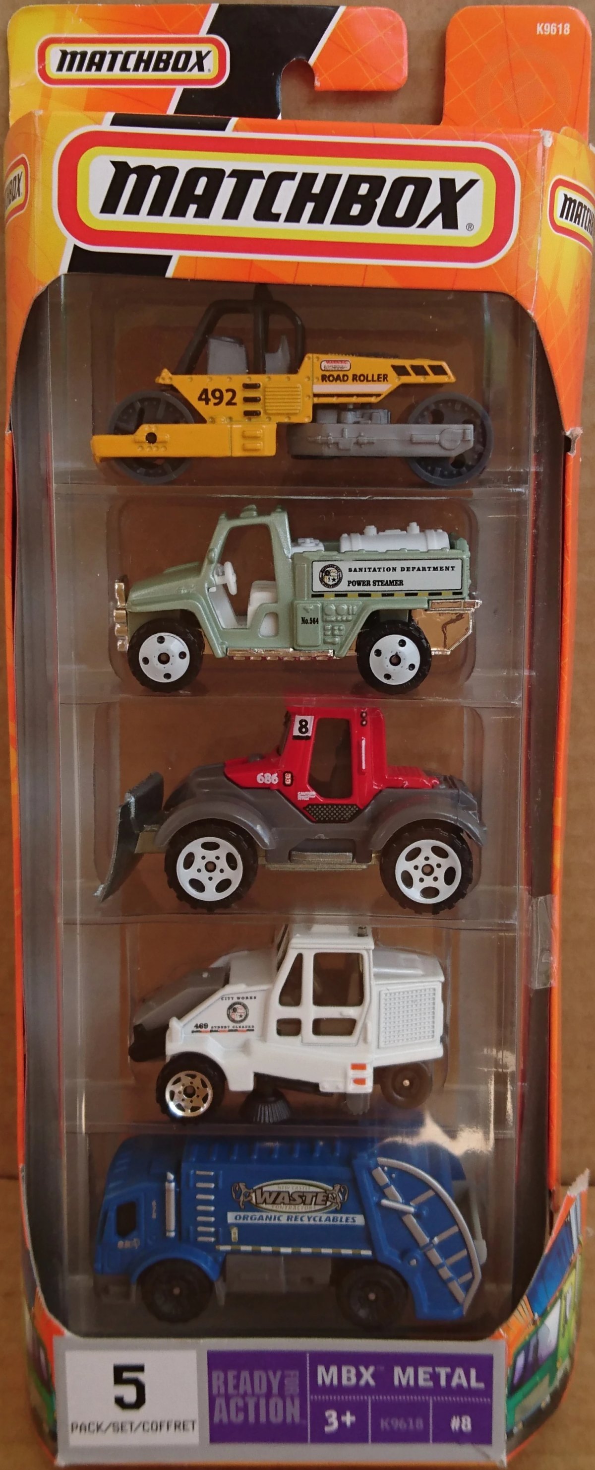 2007 Trash Truck Blue: Multipack Package: Image 2