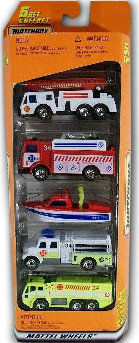 1999 Extending-Ladder Fire Engine White: Multipack Package: Image 2