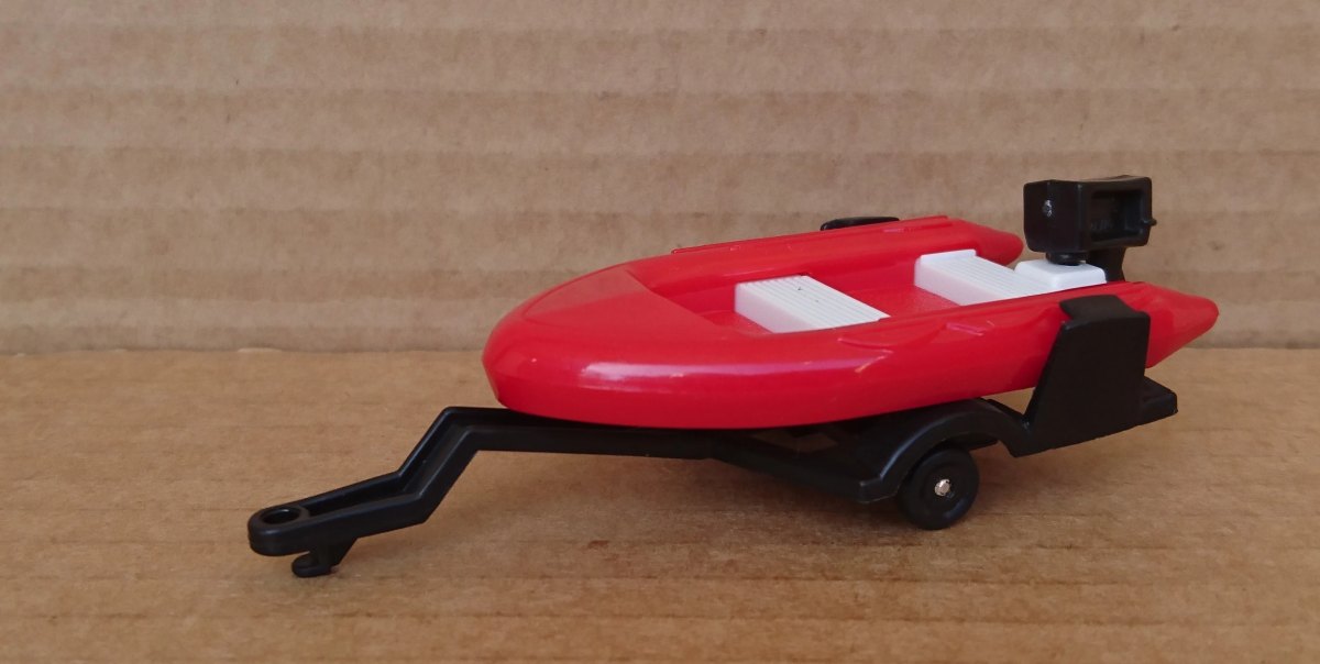 Hot Wheels Inflatable on Trailer