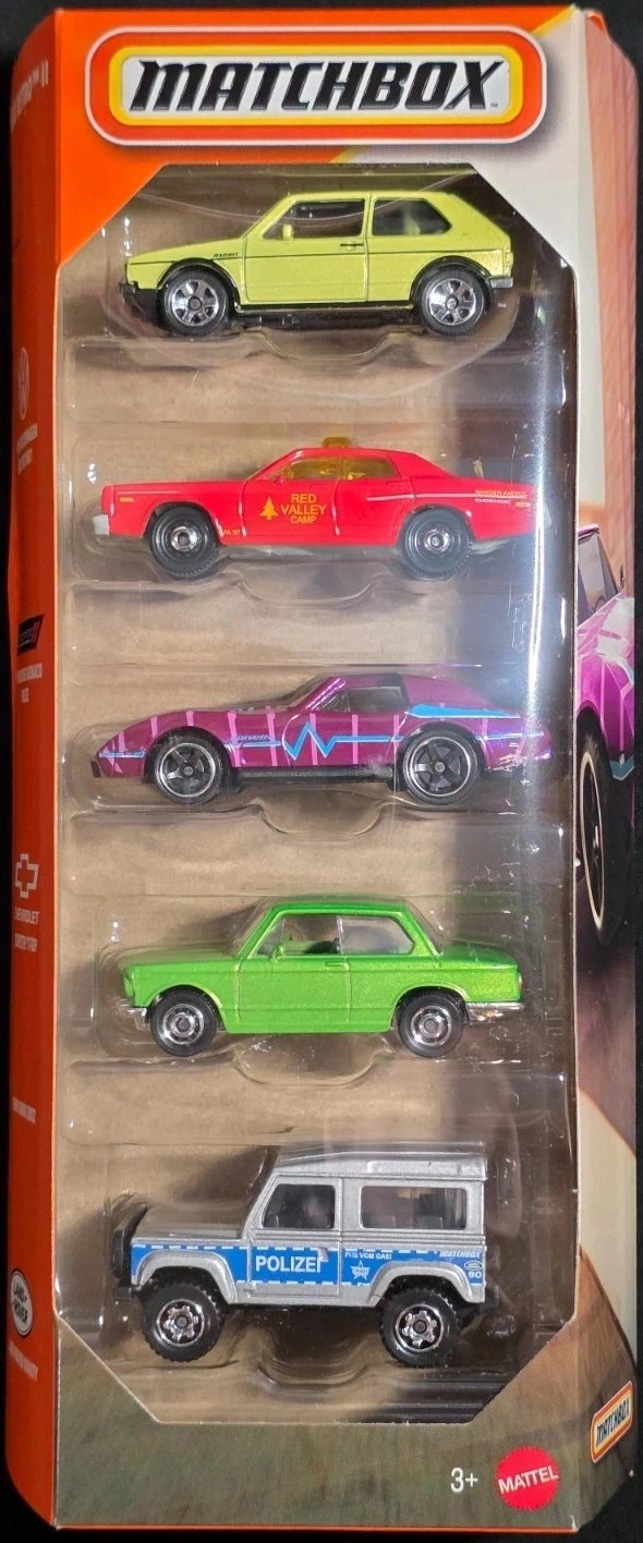 Hot Wheels MBX Retro II 5-Pack