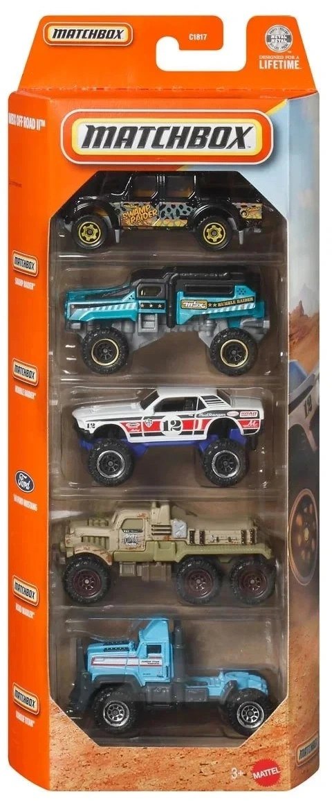 Hot Wheels MBX Off Road II 5-Pack
