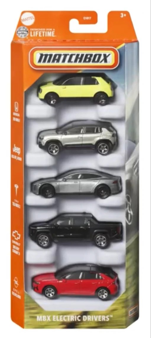 Hot Wheels MBX Electric Drivers 5-Pack