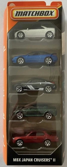 Hot Wheels MBX Japan Cruisers II 5-Pack