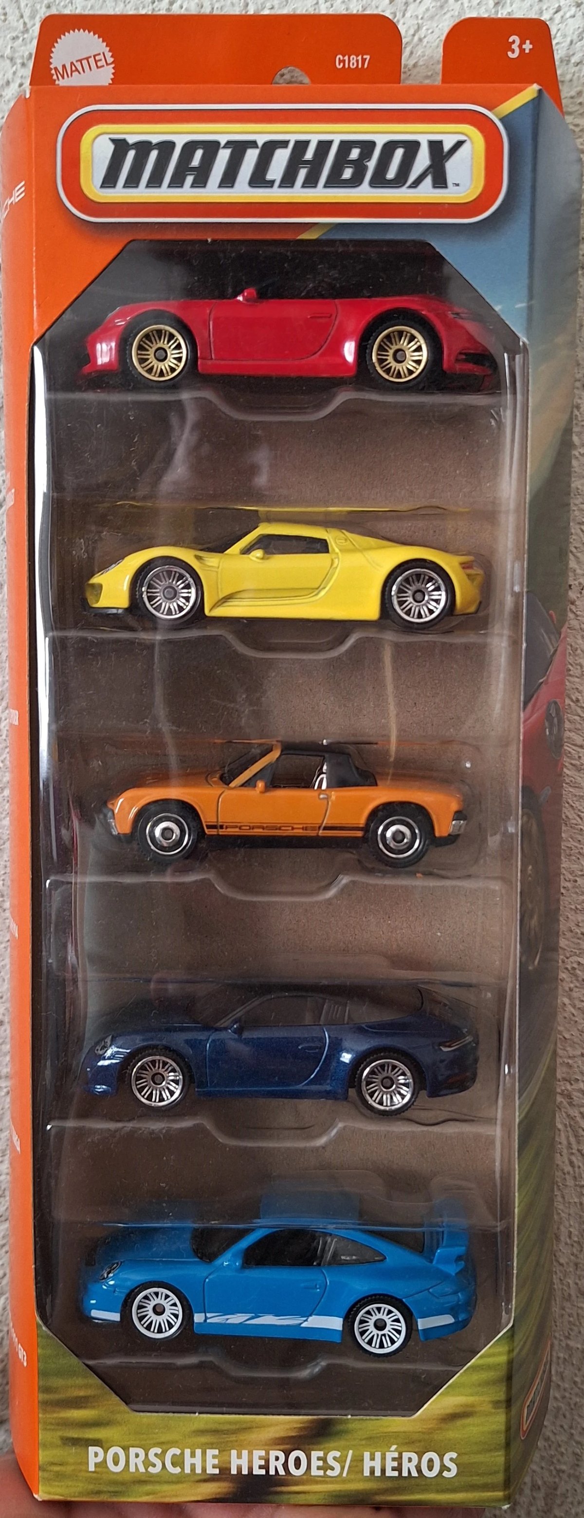 Hot Wheels Porsche Heroes 5-Pack