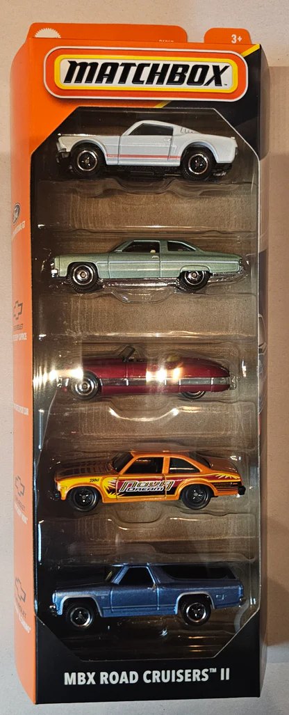 Hot Wheels MBX Road Cruisers II 5-Pack