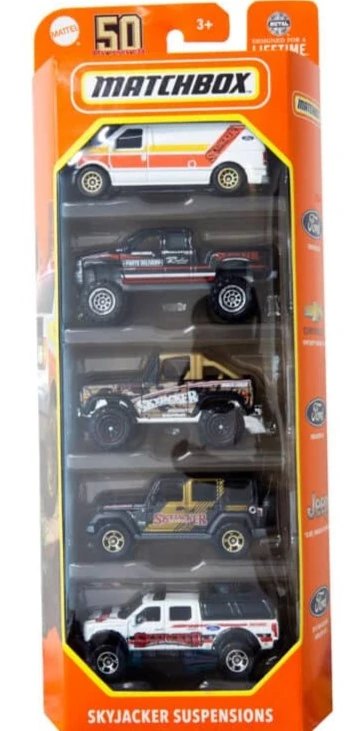 Hot Wheels Skyjacker Suspensions 5-Pack