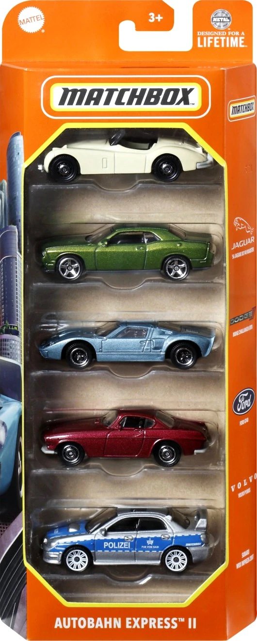 Hot Wheels Autobahn Express II 5-Pack