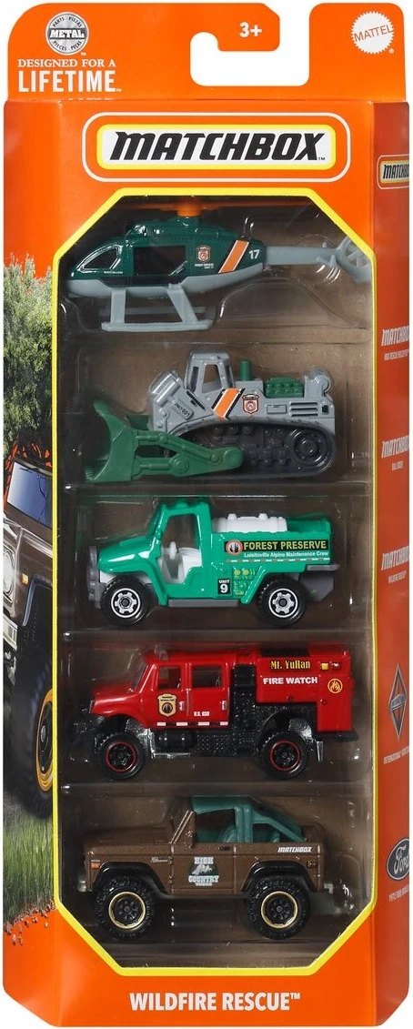 Hot Wheels Wildfire Rescue 5-Pack