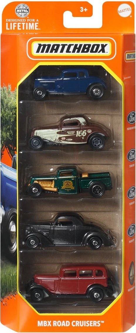 Hot Wheels Road Cruisers 5-Pack