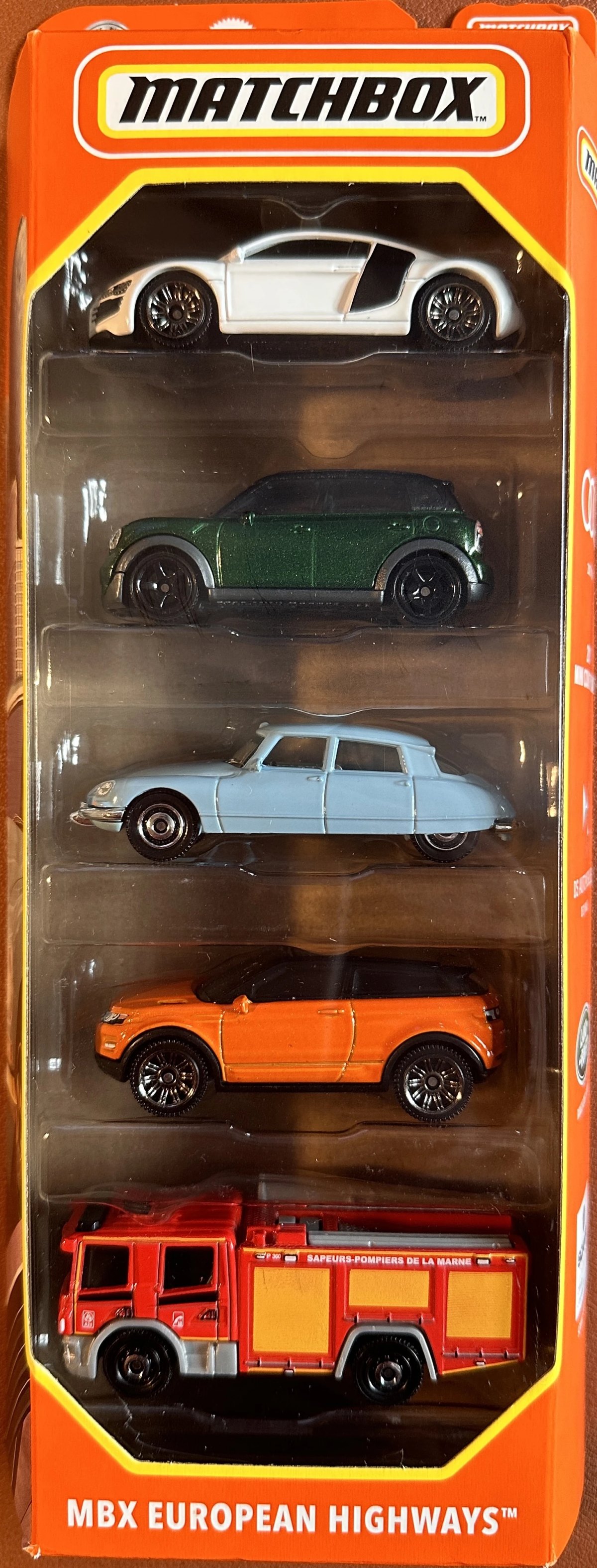 Hot Wheels European Highways 5-Pack