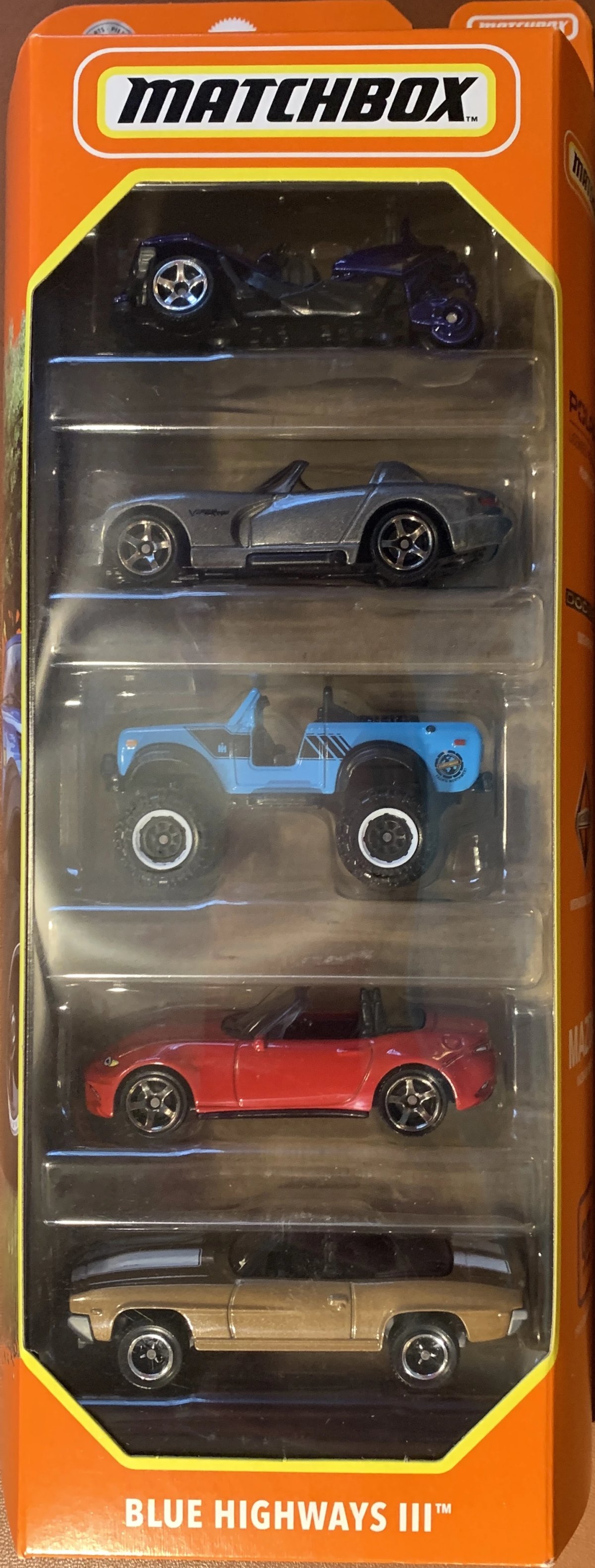 Hot Wheels Blue Highways III 5-Pack