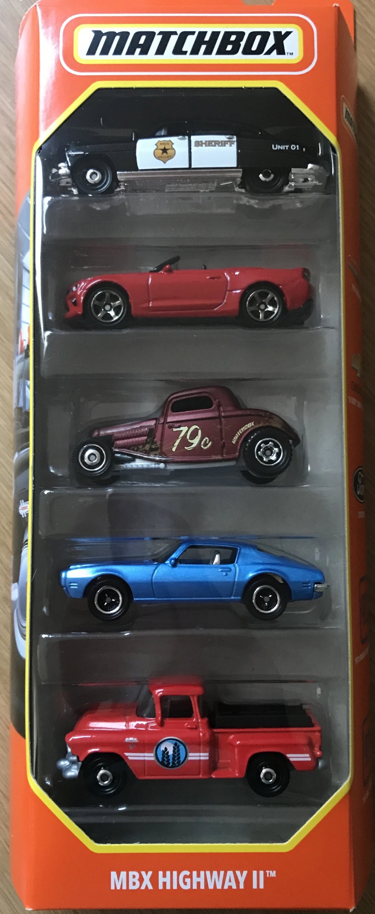 Hot Wheels MBX Highway II 5-Pack
