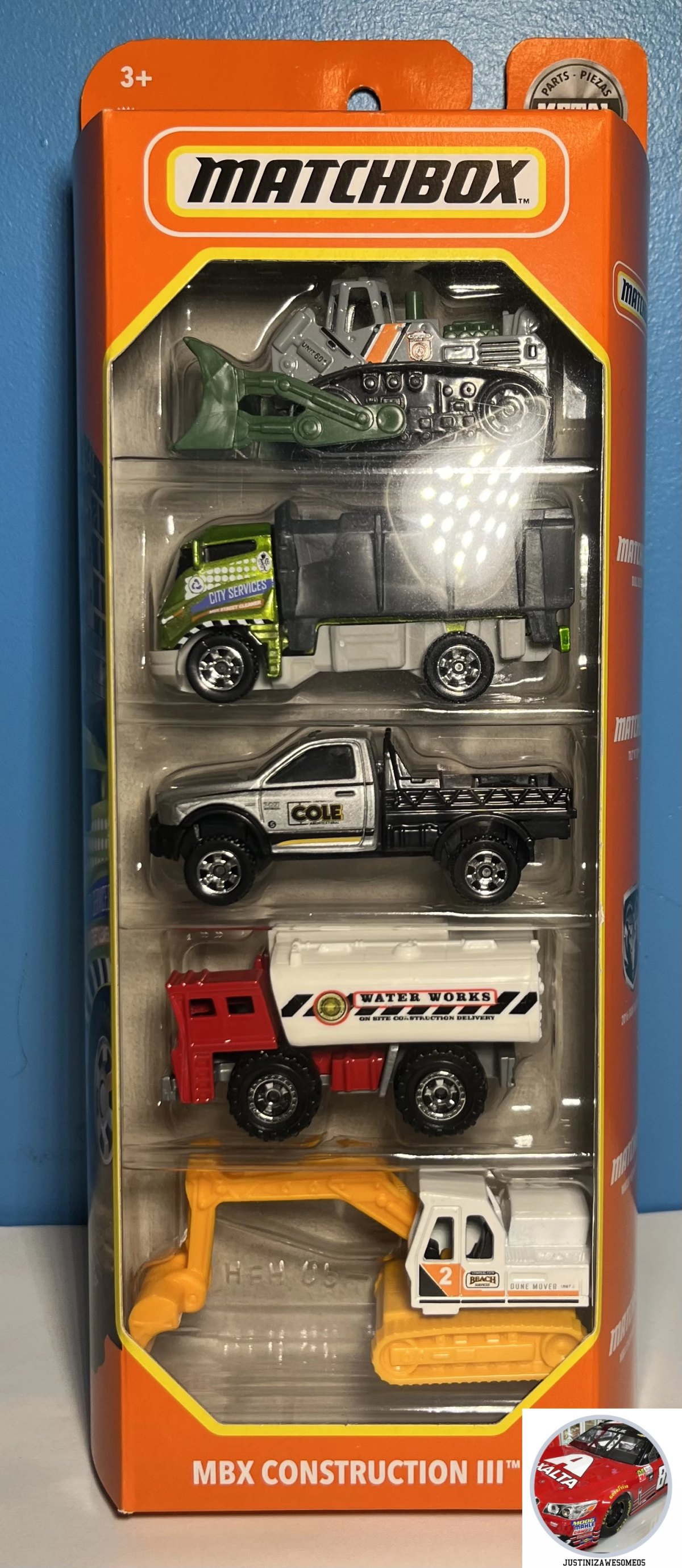 Hot Wheels MBX Construction III 5-Pack