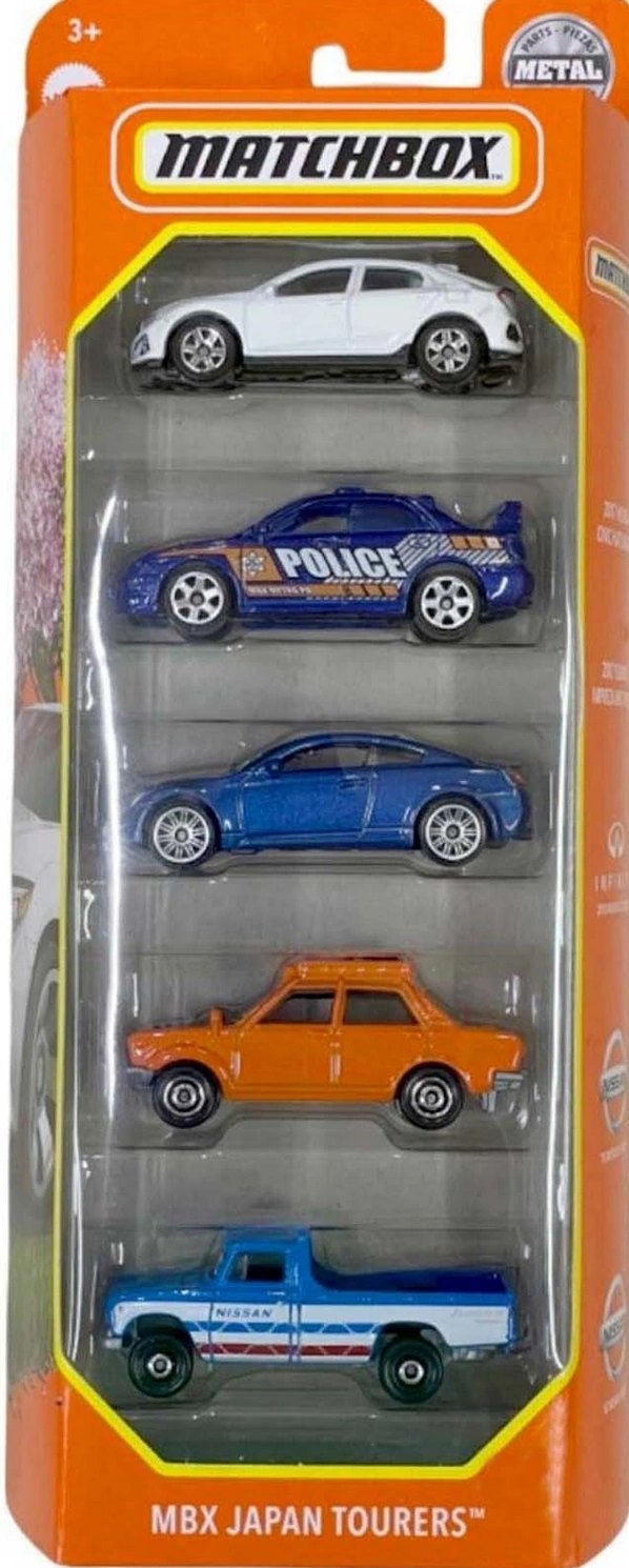 Hot Wheels MBX Japan Tourers 5-Pack