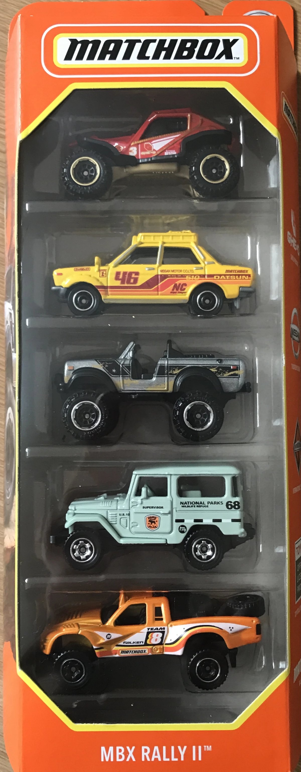 Hot Wheels MBX Rally II 5-Pack