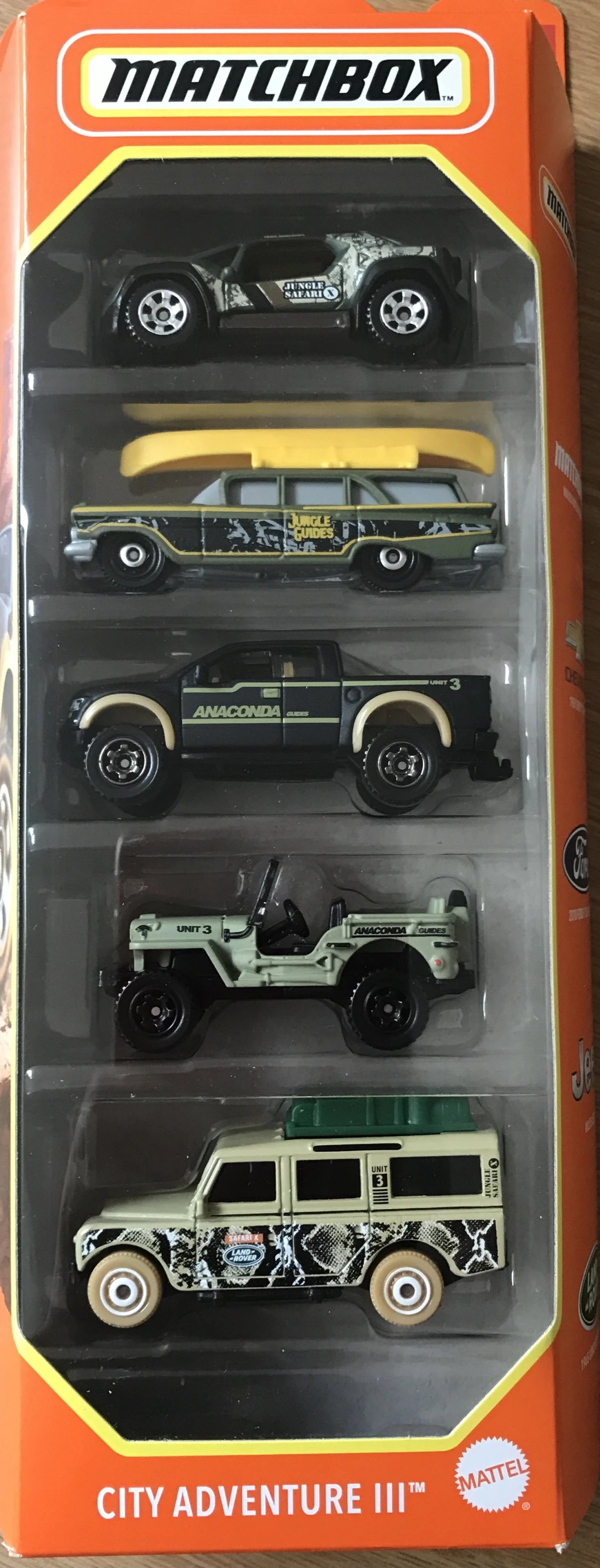 Hot Wheels City Adventure III 5-Pack