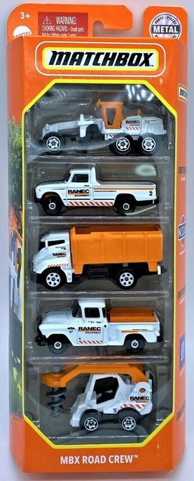 Hot Wheels MBX Road Crew 5-Pack