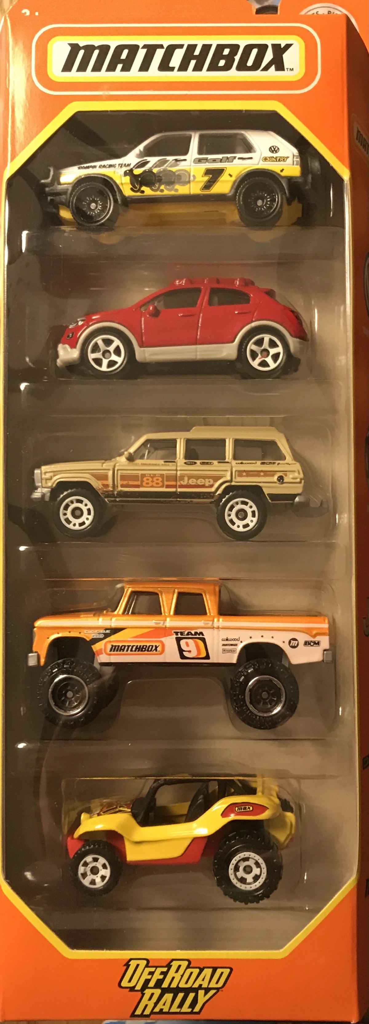 Hot Wheels OffRoad Rally 5-Pack