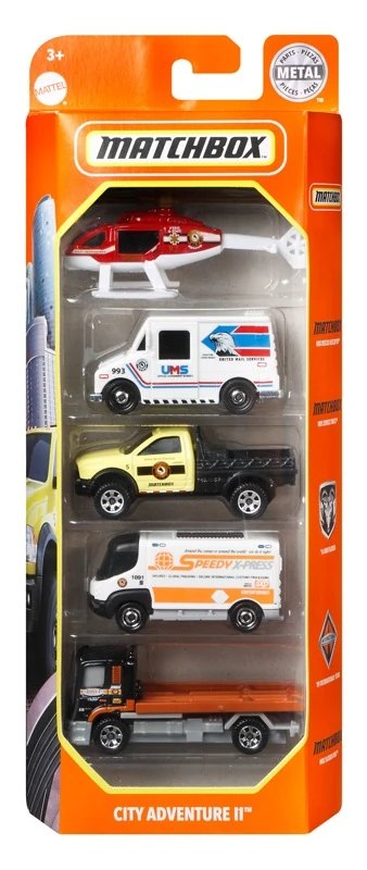 Hot Wheels City Adventure II 5-Pack