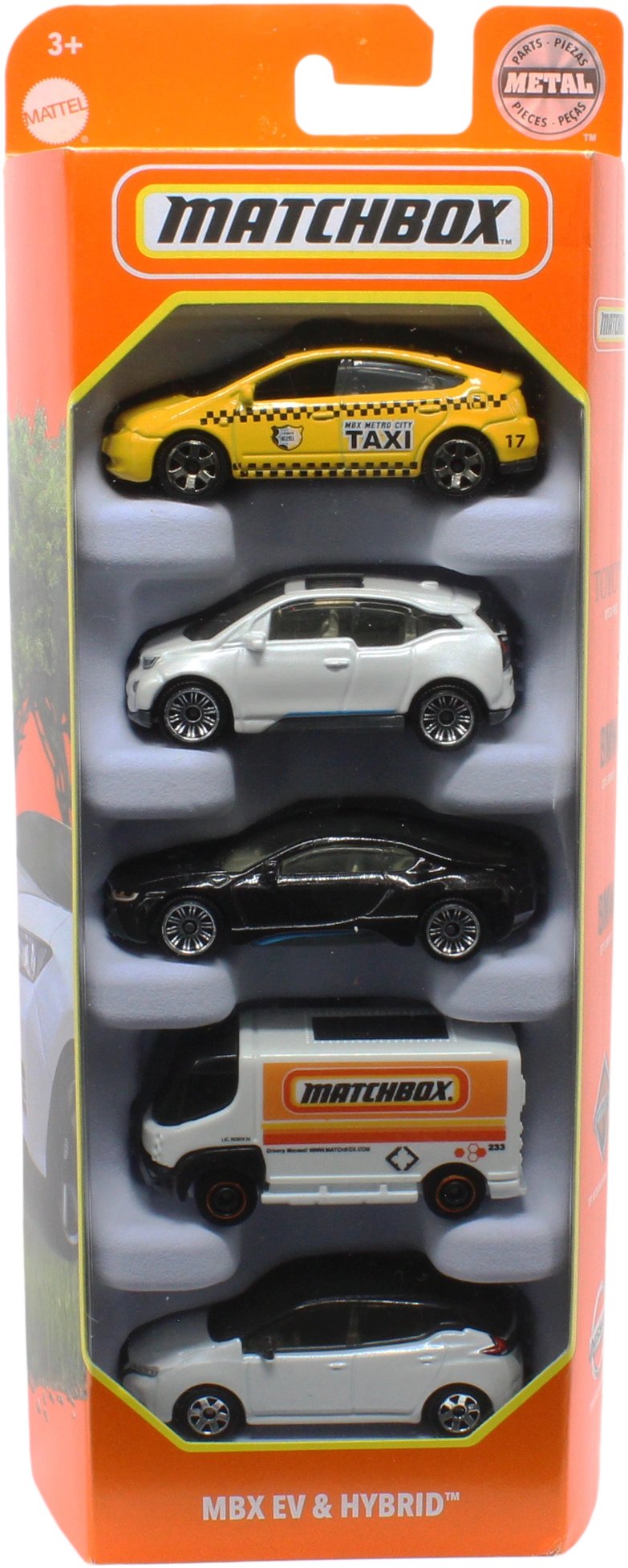 Hot Wheels MBX EV & Hybrid 5-Pack