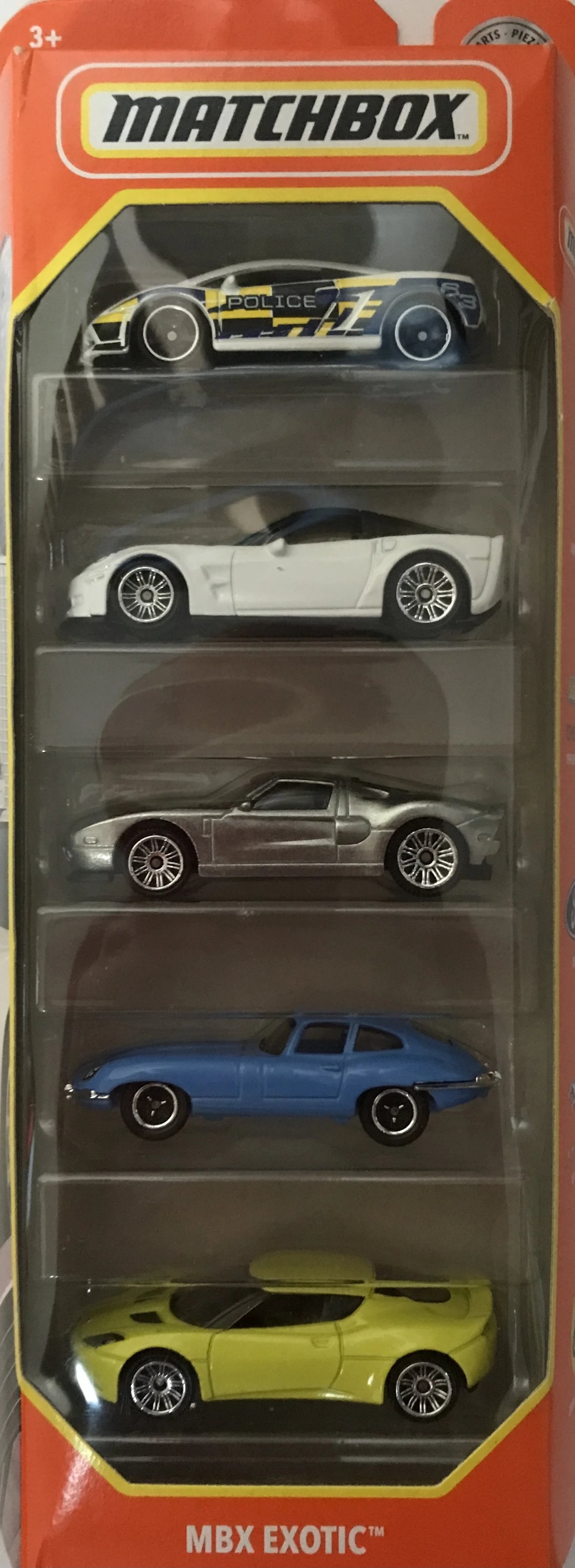 Hot Wheels MBX Exotic 5-Pack