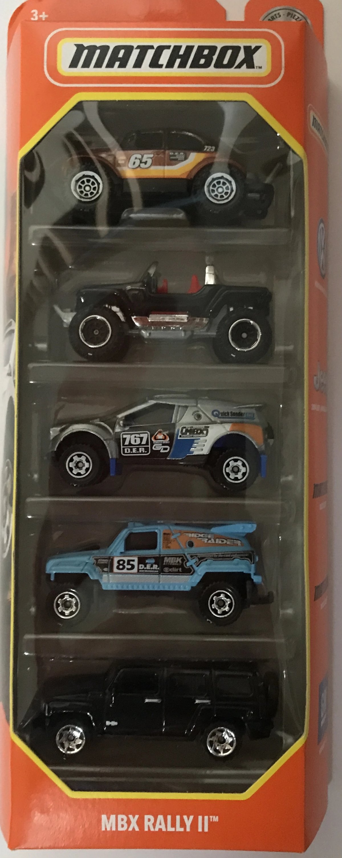 Hot Wheels MBX Rally II 5-Pack