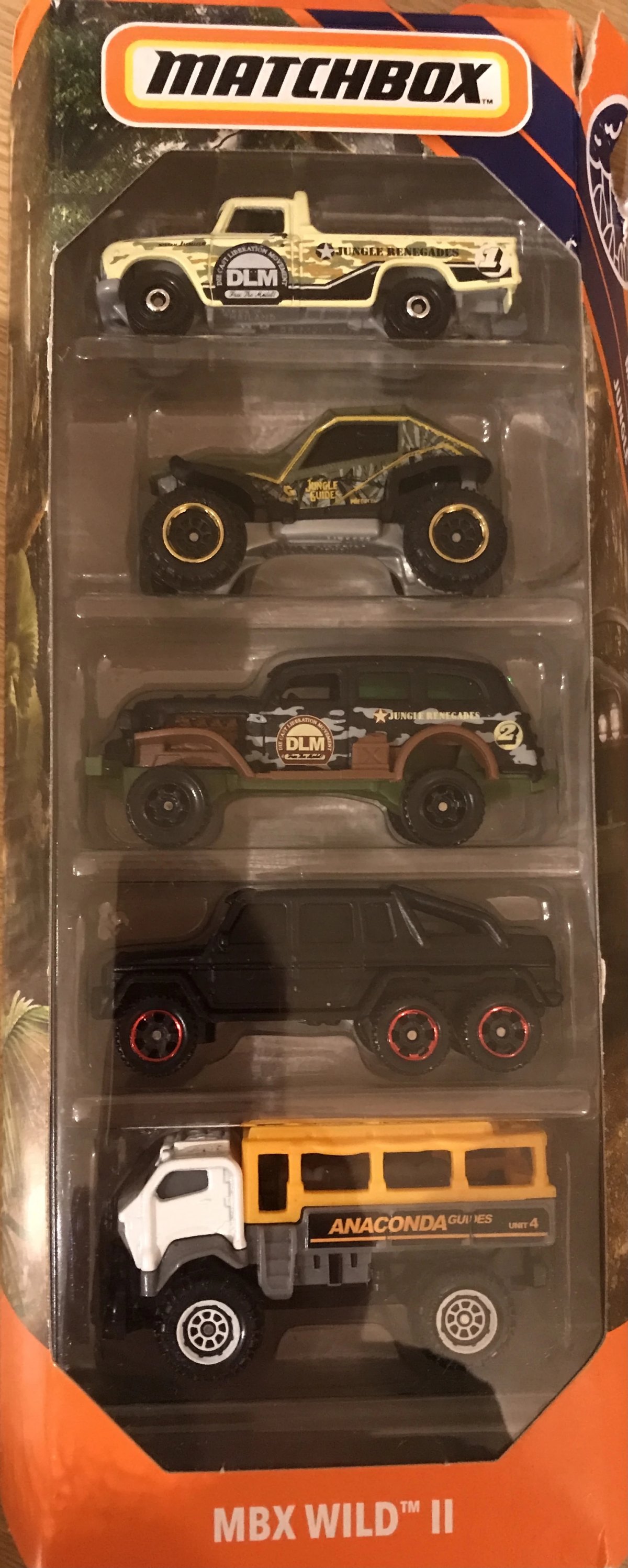 Hot Wheels MBX Wild II 5-Pack