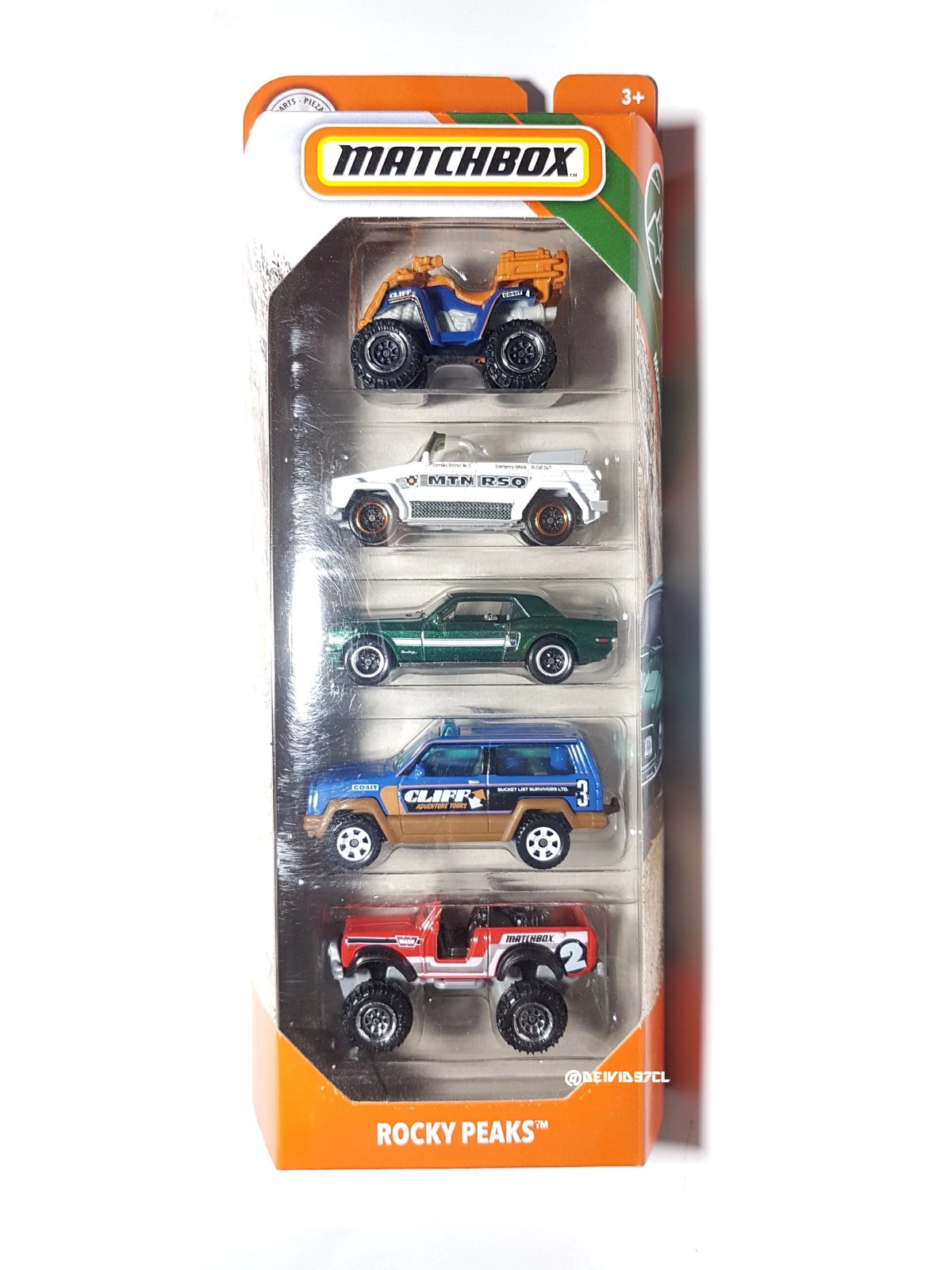 Hot Wheels Rocky Peaks 5-Pack