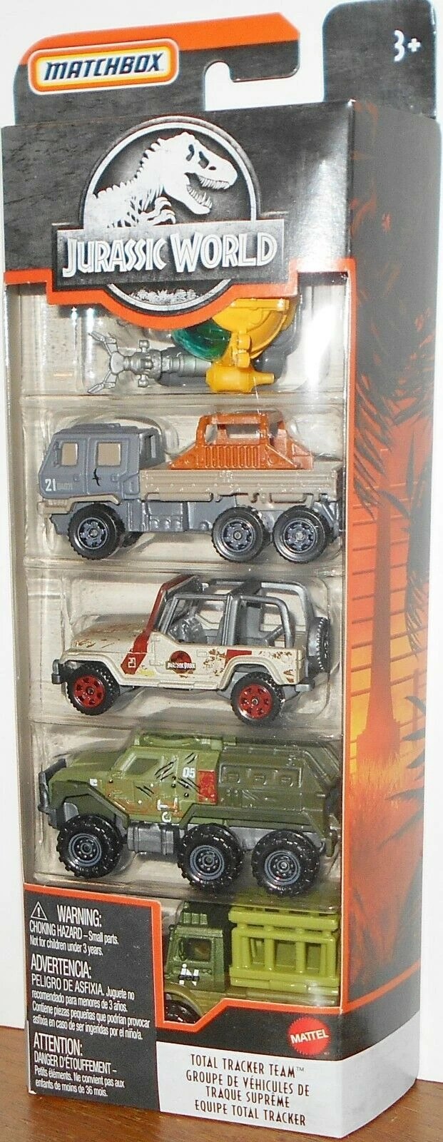 Hot Wheels Jurassic World 5-Pack