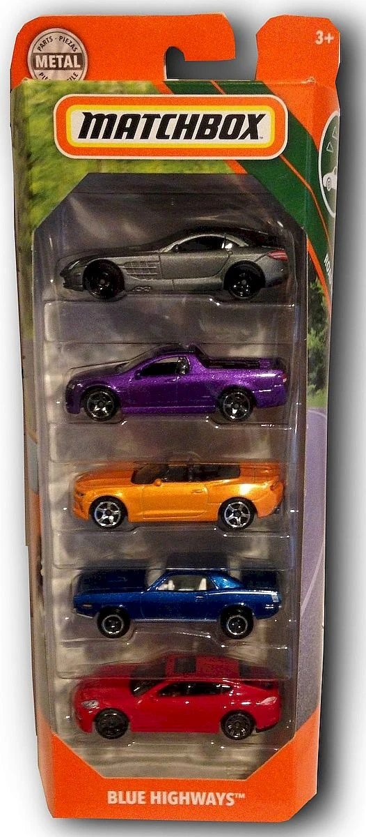 Hot Wheels Blue Highways 5-Pack