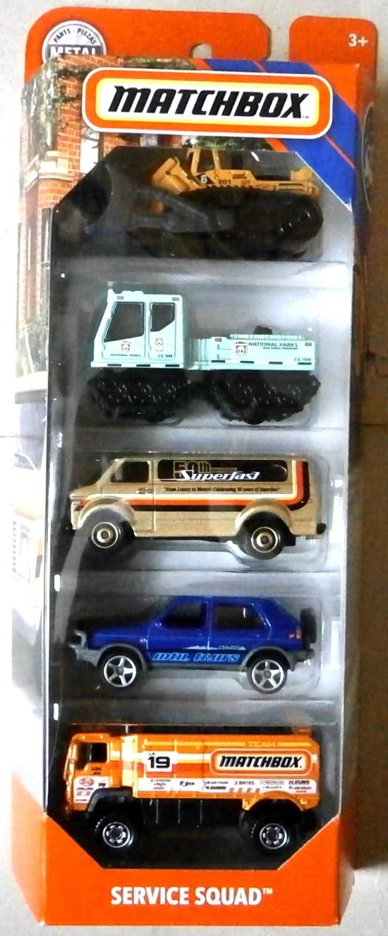 Hot Wheels Service Squad 5-Pack