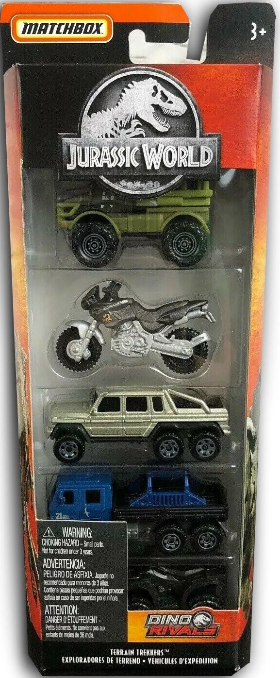 Hot Wheels Jurassic World 5-Pack