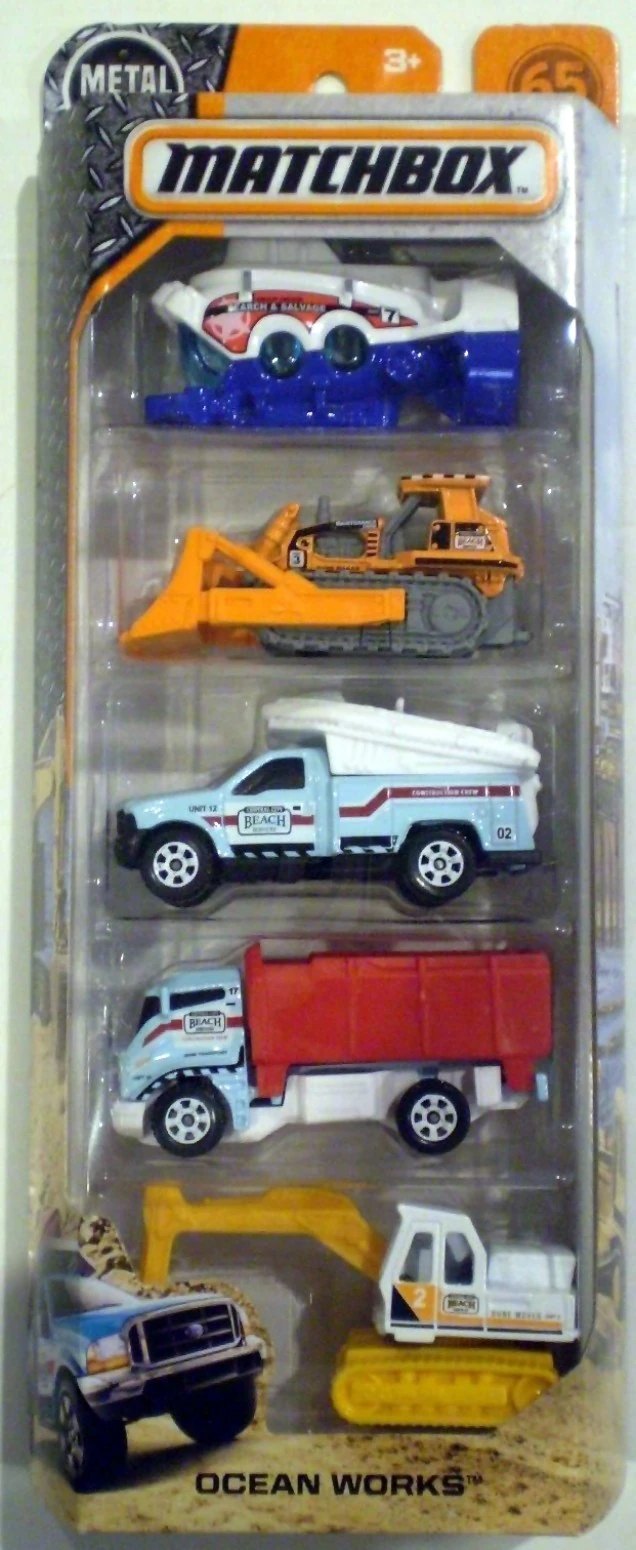 Hot Wheels Ocean Works 5-Pack