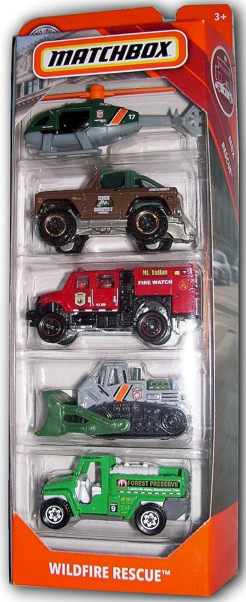 Hot Wheels Wildfire Rescue 5-Pack