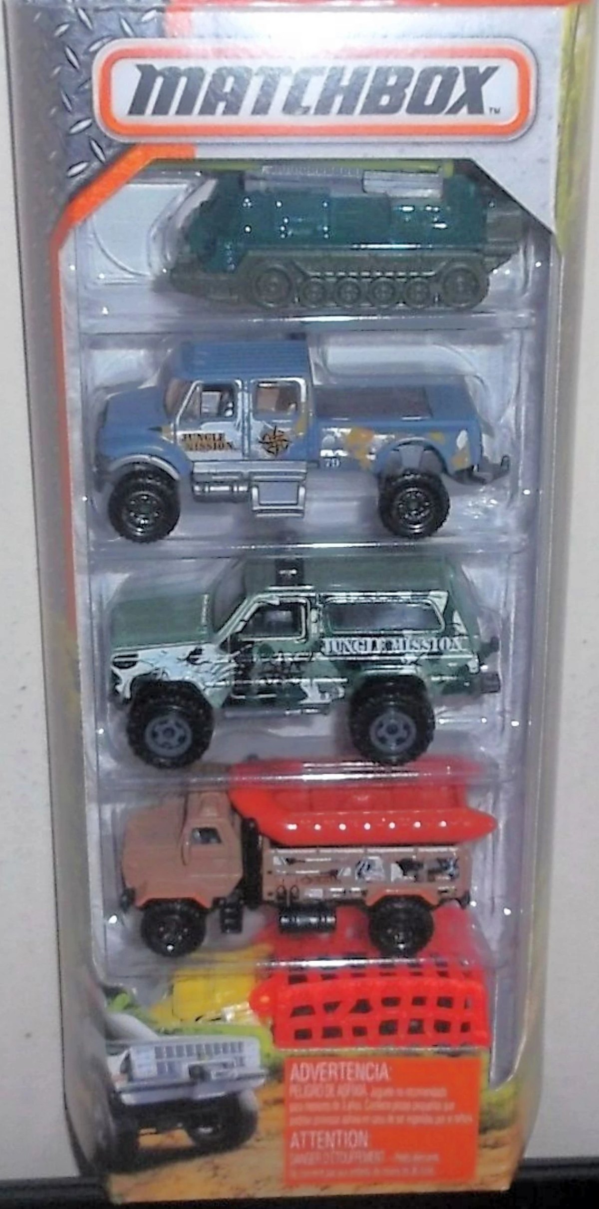 Hot Wheels Jungle Mission 5-Pack