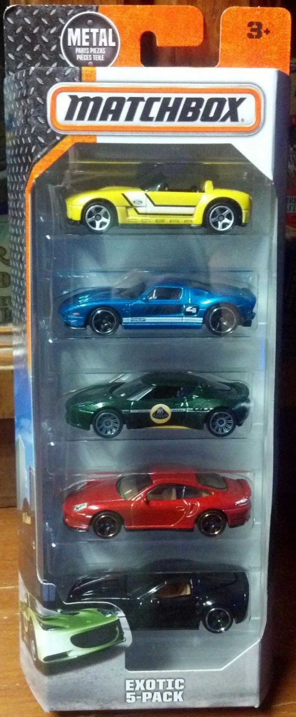 Hot Wheels Exotic 5-Pack
