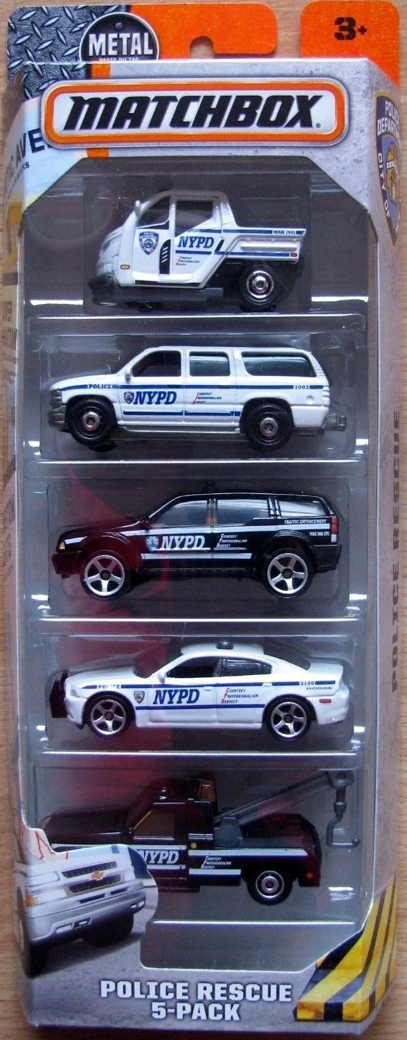 Hot Wheels Police Rescue 5-Pack