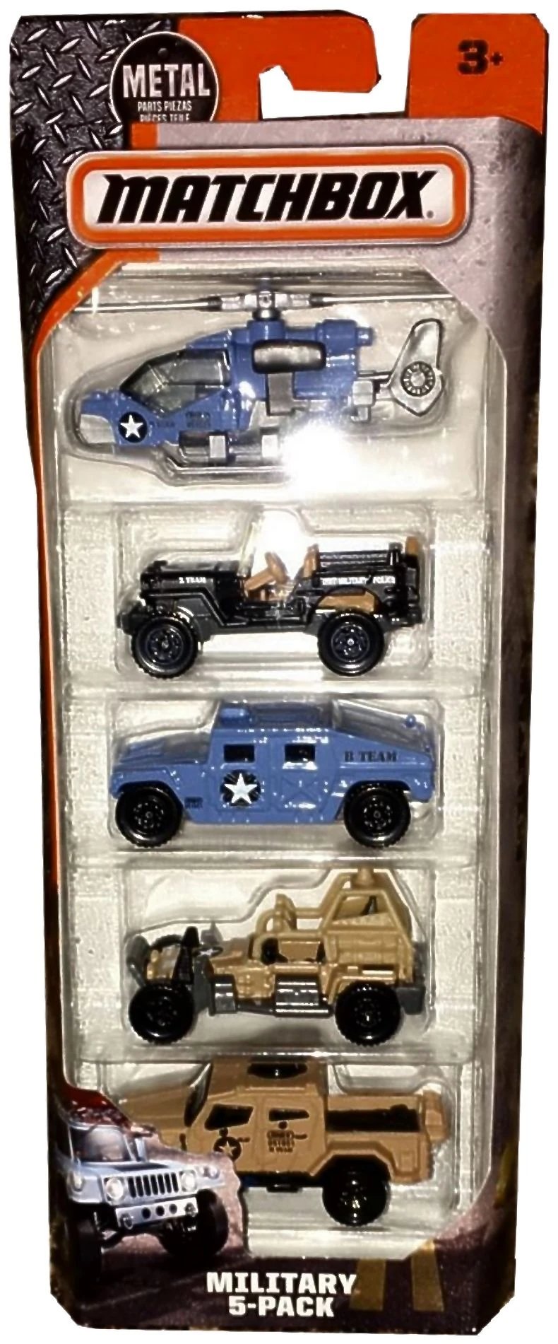 Hot Wheels Military 5-Pack