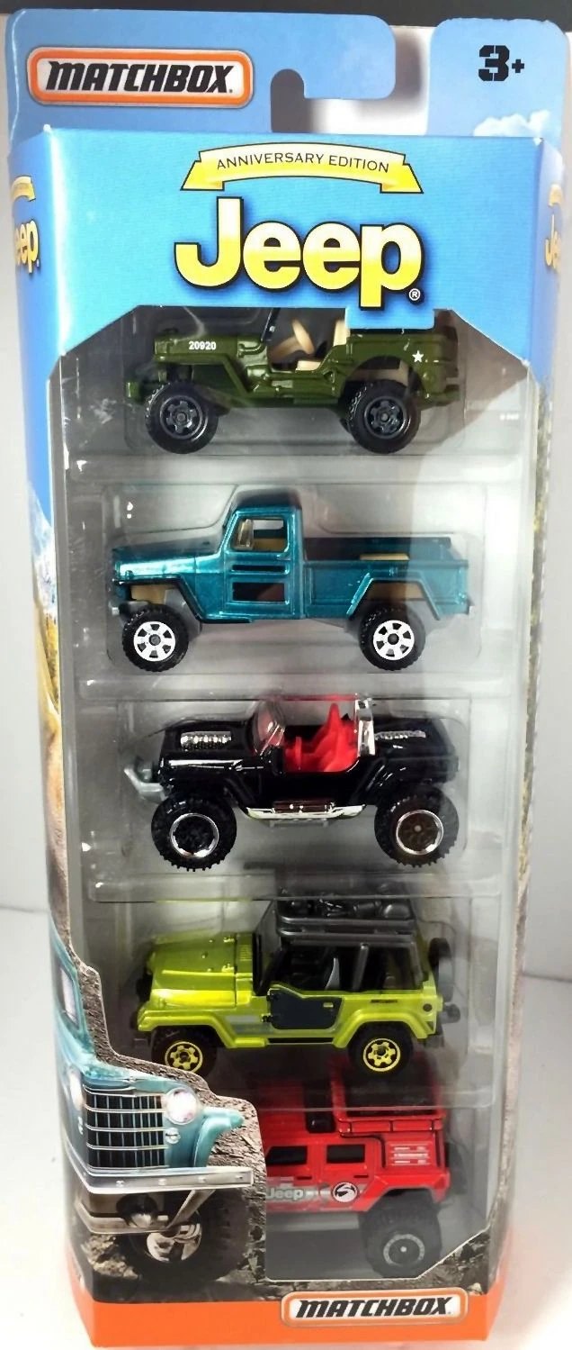 Hot Wheels Jeep 5-Pack